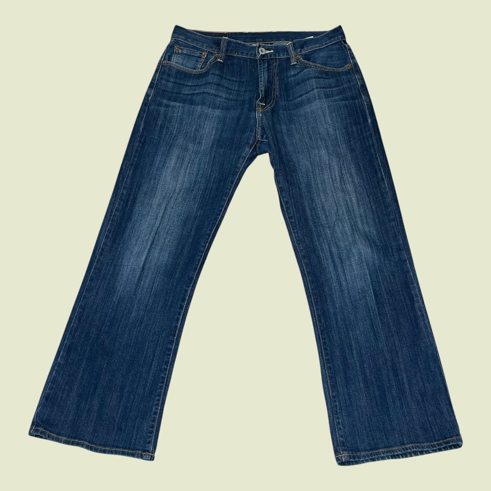Vintage Lucky Brand 181 Relaxed Straight Jeans Dark Wash Mens 31 Short Inseam 28